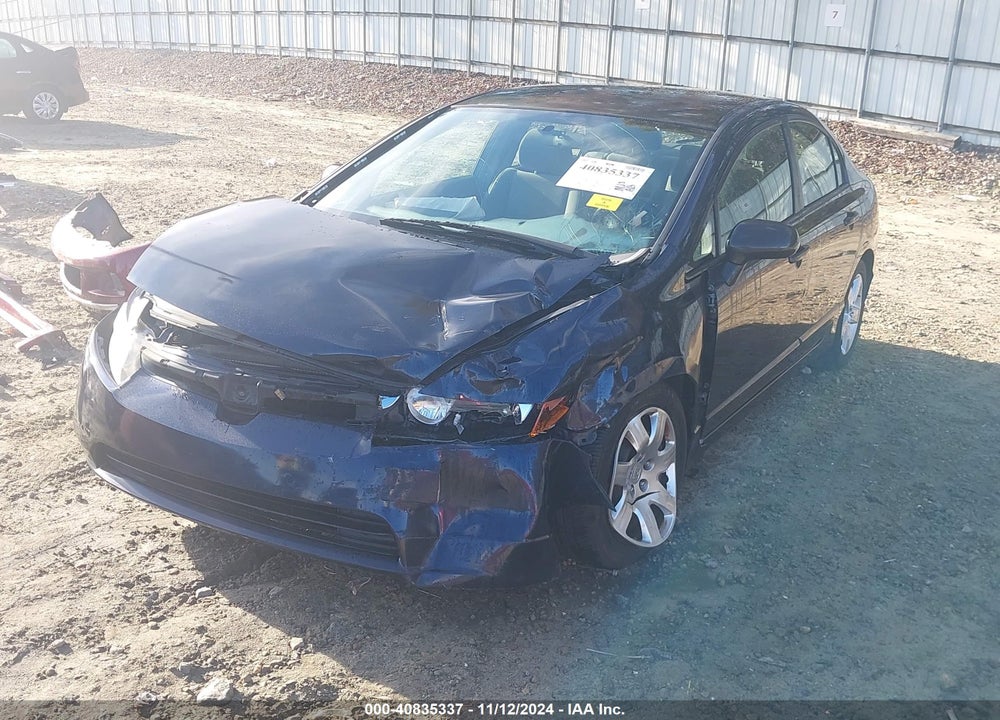 2007 HONDA CIVIC LX VIN: JHMFA16537S002242