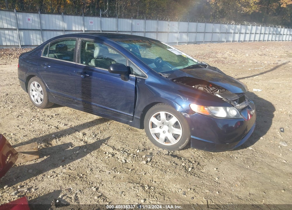 2007 HONDA CIVIC LX VIN: JHMFA16537S002242