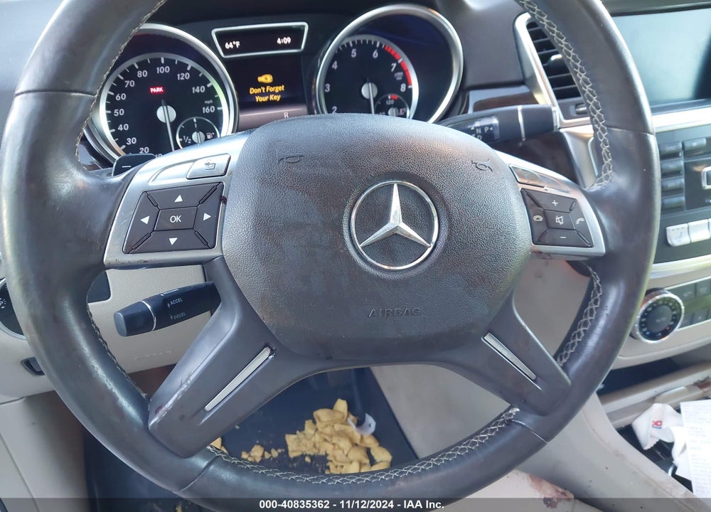 2014 MERCEDES-BENZ ML 350 4MATIC VIN: 4JGDA5HB0EA279318