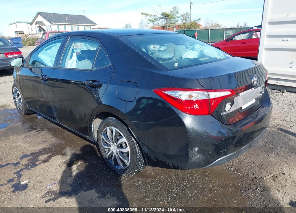 2014 TOYOTA COROLLA LE VIN: 2T1BURHE1EC140234
