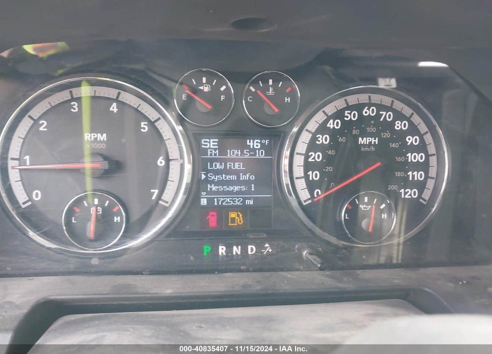 2009 DODGE RAM 1500 SLT/SPORT/TRX VIN: 1D3HV18T39S772624