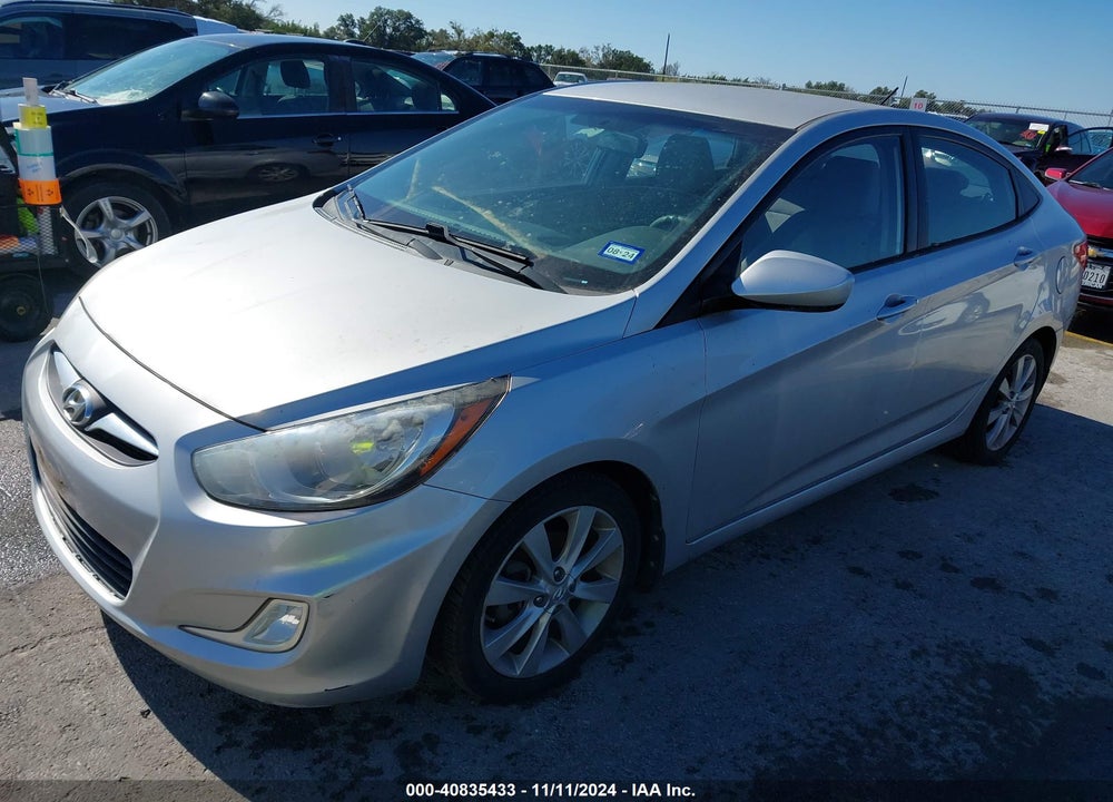 2012 HYUNDAI ACCENT GLS VIN: KMHCU4AE0CU164280