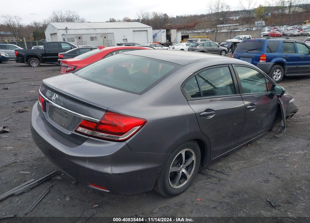 2015 HONDA CIVIC SE VIN: 19XFB2F74FE289470