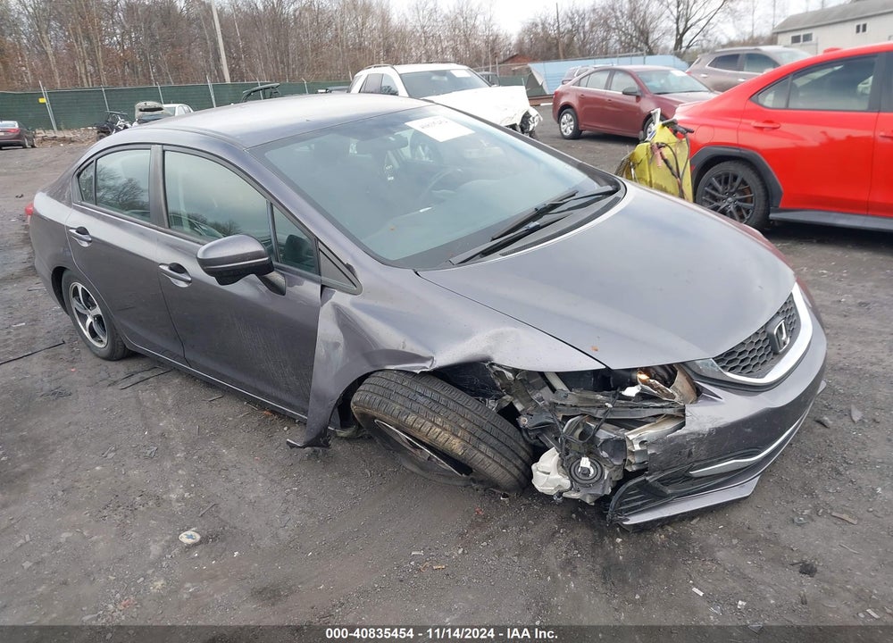 2015 HONDA CIVIC SE VIN: 19XFB2F74FE289470
