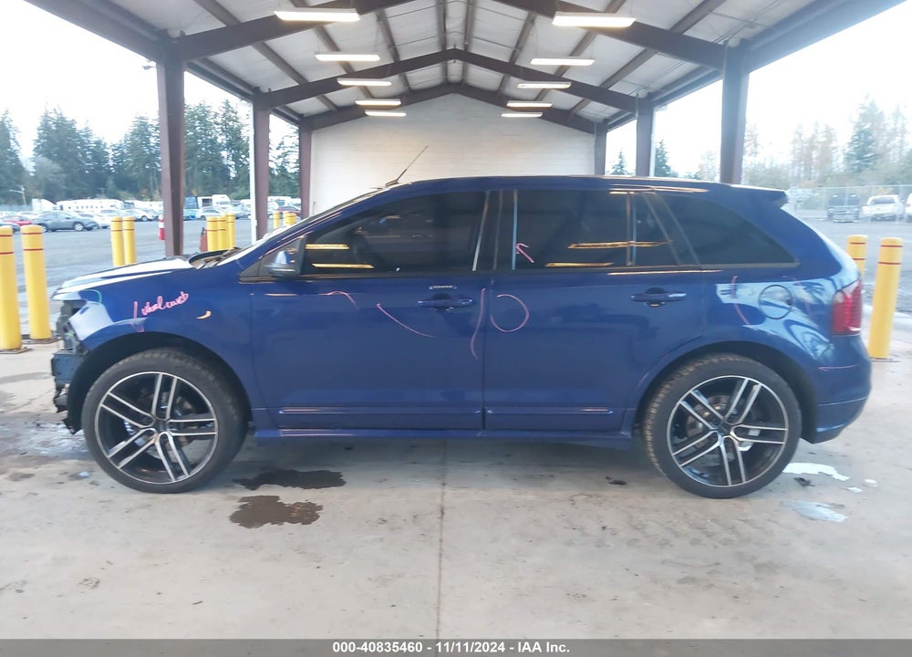 2013 FORD EDGE SPORT VIN: 2FMDK4AK8DBA49921