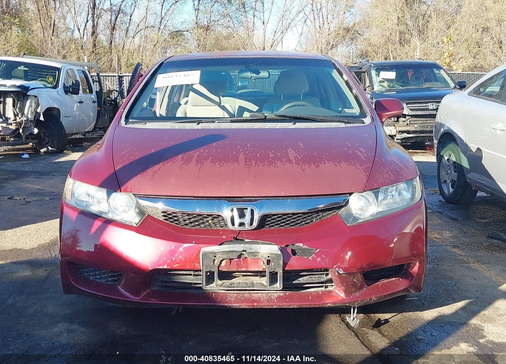 2009 HONDA CIVIC LX VIN: 19XFA16589E029704