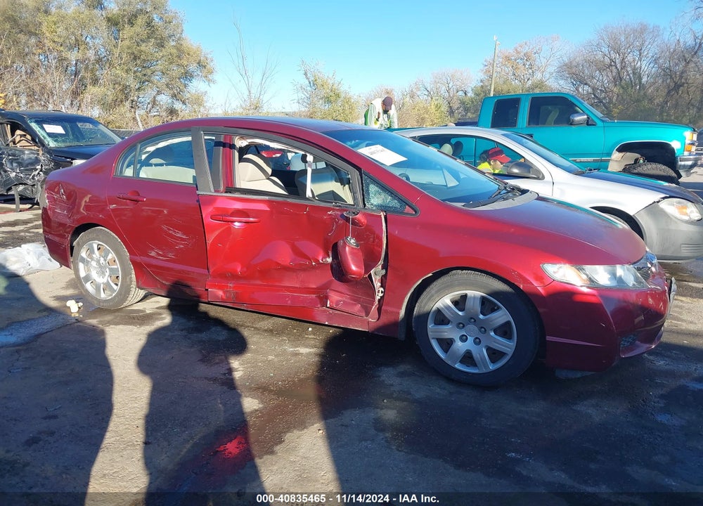 2009 HONDA CIVIC LX VIN: 19XFA16589E029704
