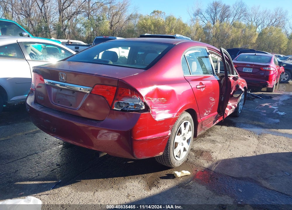 2009 HONDA CIVIC LX VIN: 19XFA16589E029704