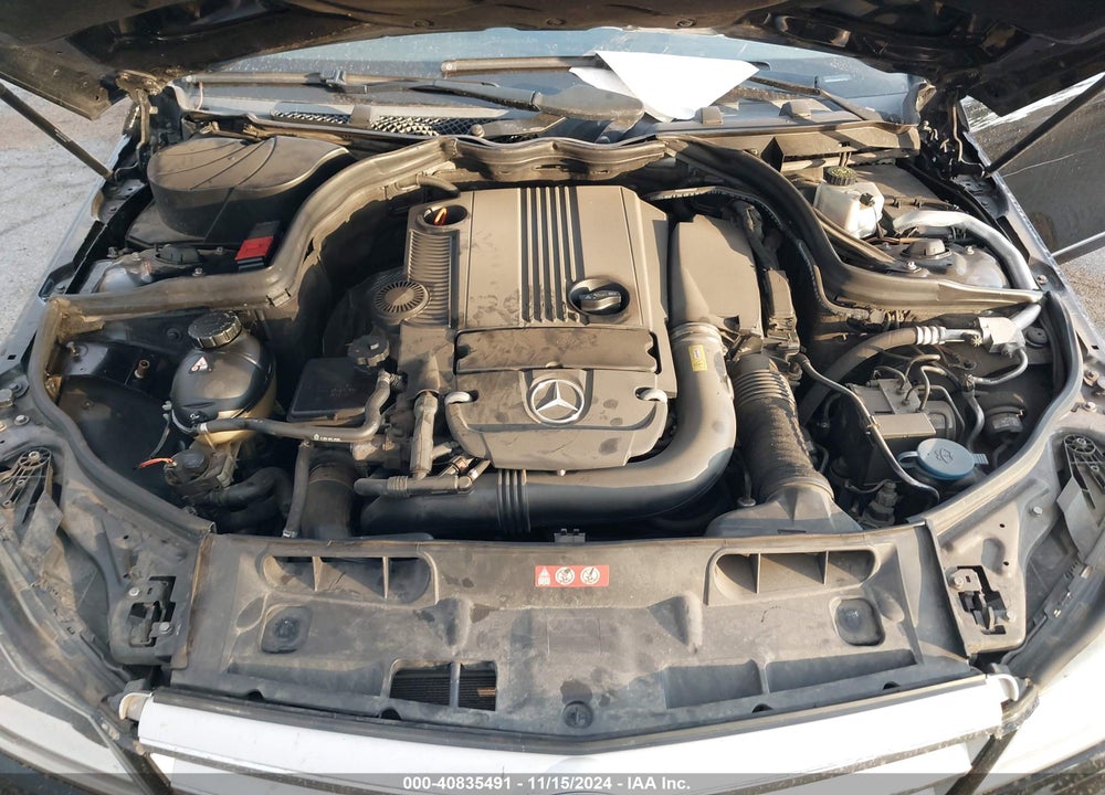 2012 MERCEDES-BENZ C 250 VIN: WDDGF4HB4CA711909