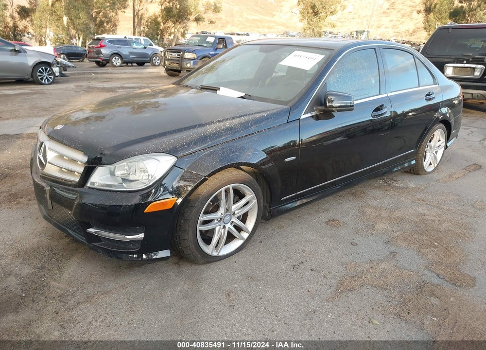 2012 MERCEDES-BENZ C 250 VIN: WDDGF4HB4CA711909