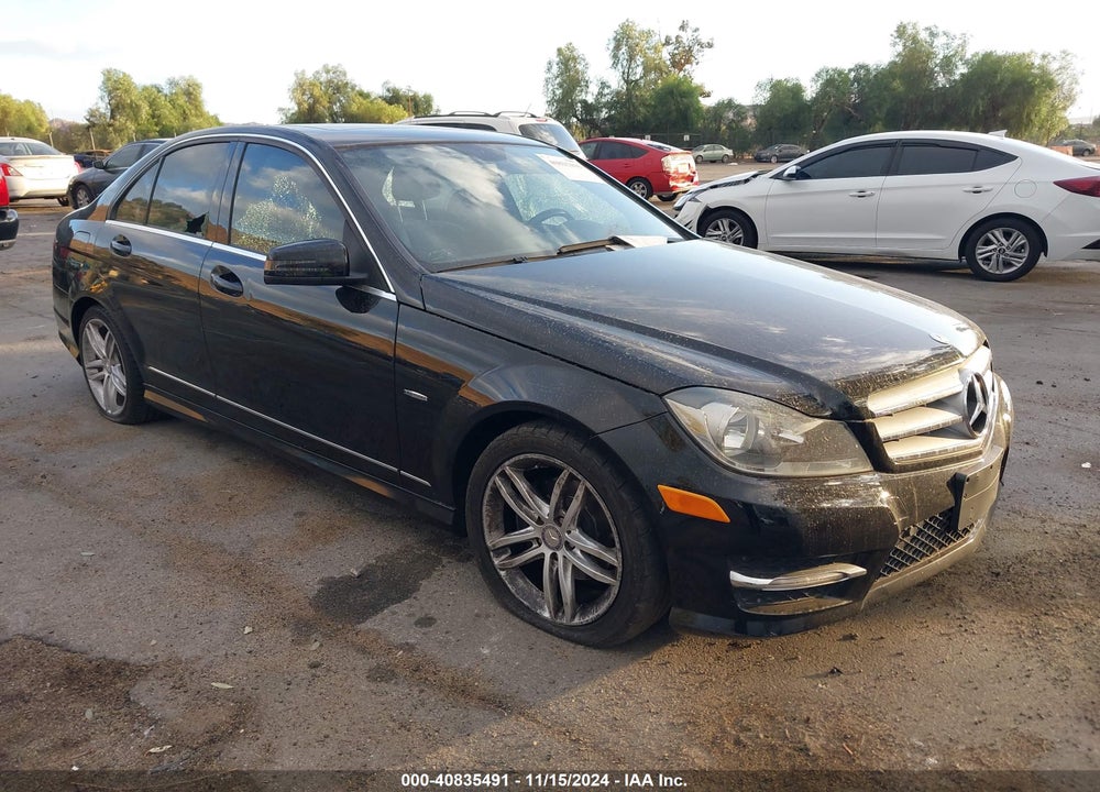 2012 MERCEDES-BENZ C 250 VIN: WDDGF4HB4CA711909