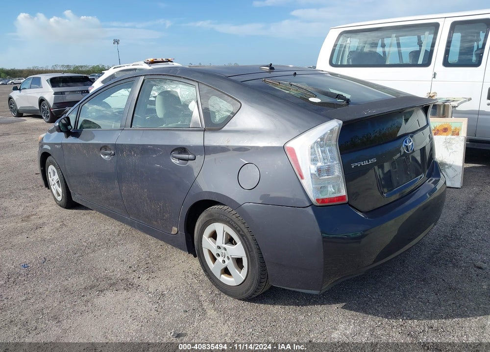 2011 TOYOTA PRIUS TWO VIN: JTDKN3DU2B0278877