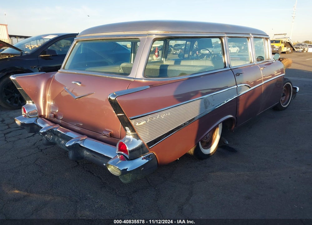 1957 CHEV BEL-AIR VIN: B57L158410