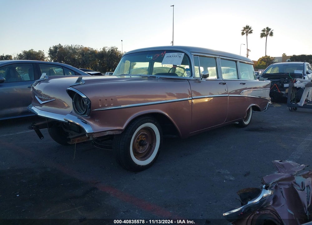 1957 CHEV BEL-AIR VIN: B57L158410