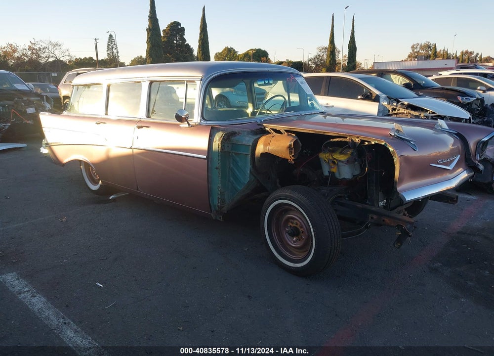 1957 CHEV BEL-AIR VIN: B57L158410