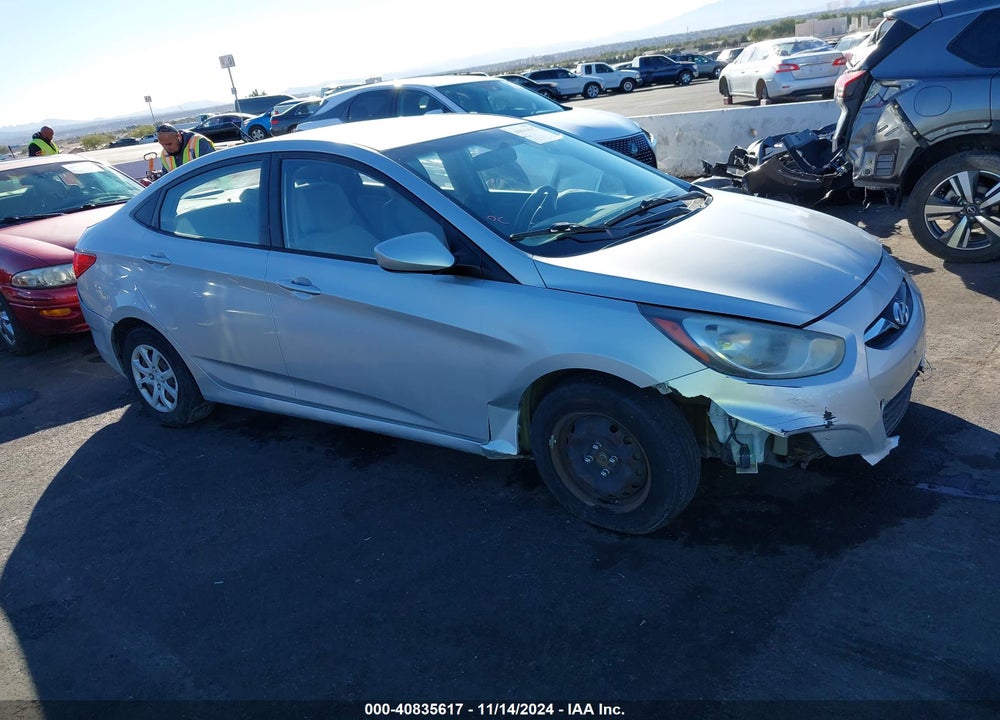 2012 HYUNDAI ACCENT GLS VIN: KMHCT4AE1CU182628