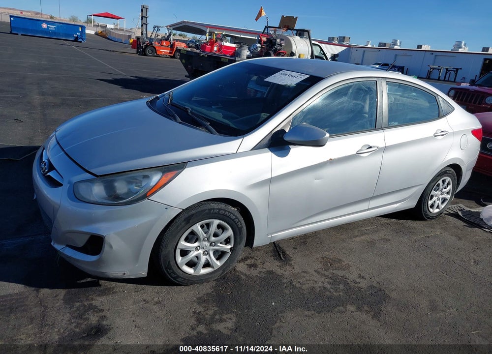 2012 HYUNDAI ACCENT GLS VIN: KMHCT4AE1CU182628