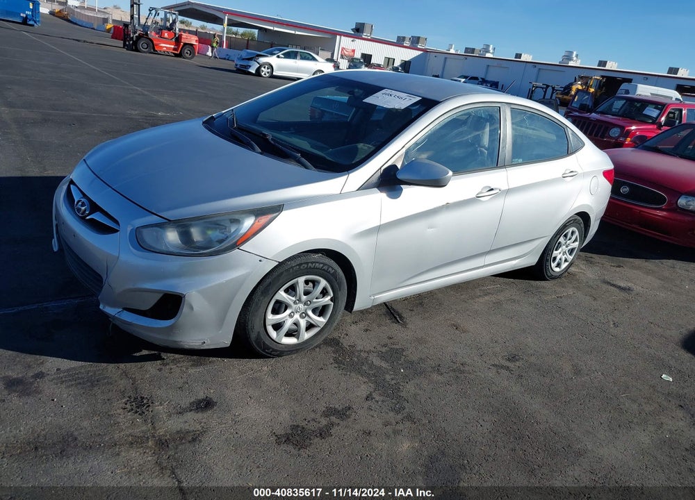 2012 HYUNDAI ACCENT GLS VIN: KMHCT4AE1CU182628