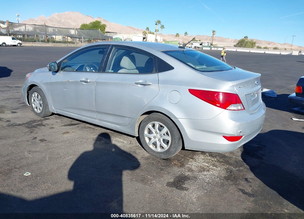 2012 HYUNDAI ACCENT GLS VIN: KMHCT4AE1CU182628