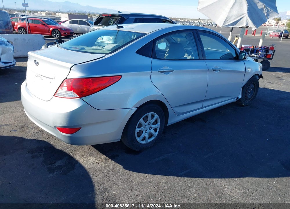 2012 HYUNDAI ACCENT GLS VIN: KMHCT4AE1CU182628