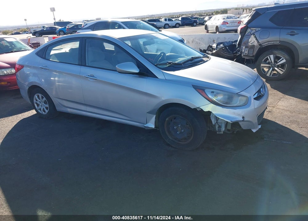 2012 HYUNDAI ACCENT GLS VIN: KMHCT4AE1CU182628