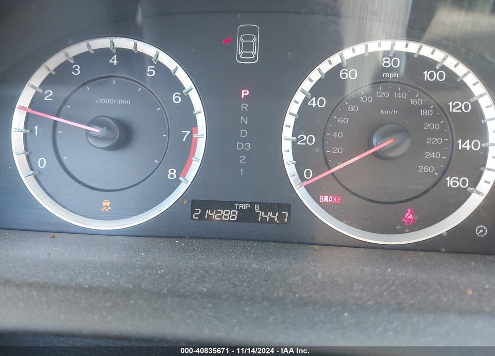 2012 HONDA ACCORD 2.4 LX-P VIN: 1HGCP2F45CA224315