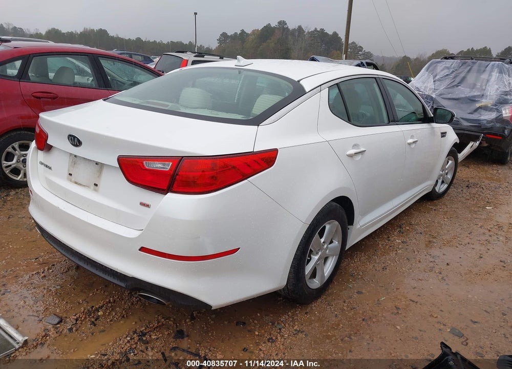 2015 KIA OPTIMA LX VIN: KNAGM4A74F5626486