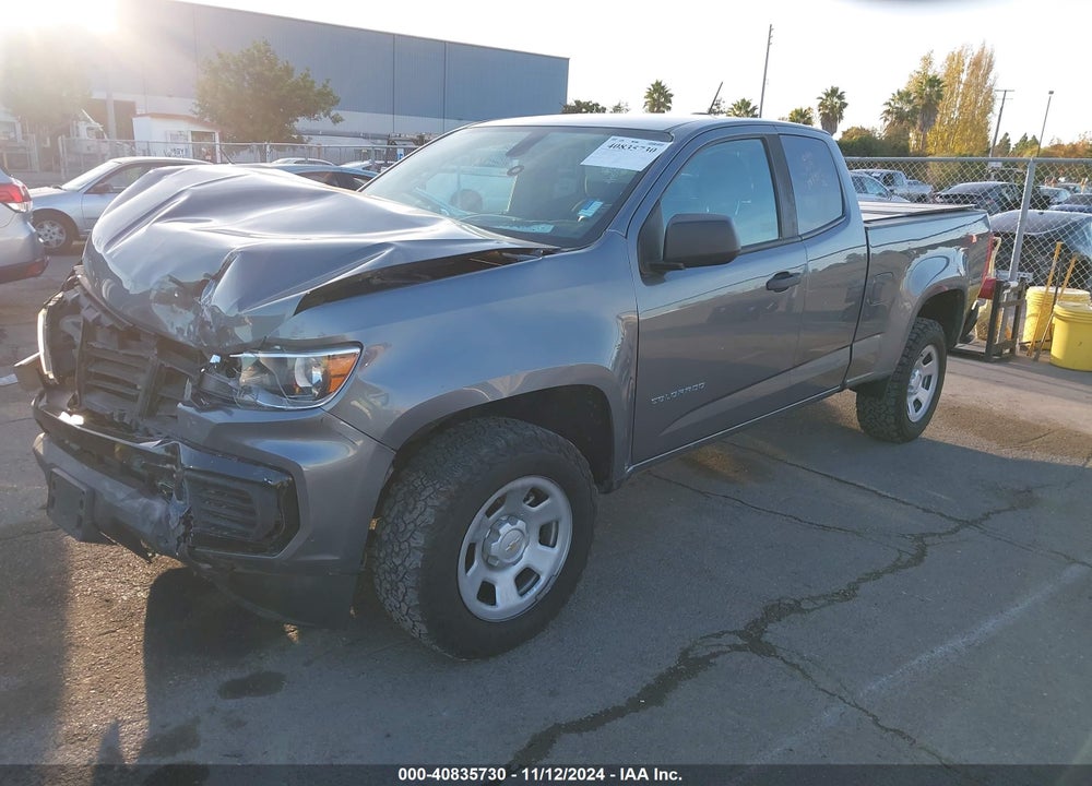 2021 CHEVROLET COLORADO 4WD LONG BOX WT VIN: 1GCHTBEN2M1101437