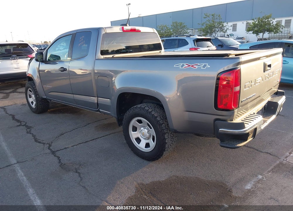 2021 CHEVROLET COLORADO 4WD LONG BOX WT VIN: 1GCHTBEN2M1101437