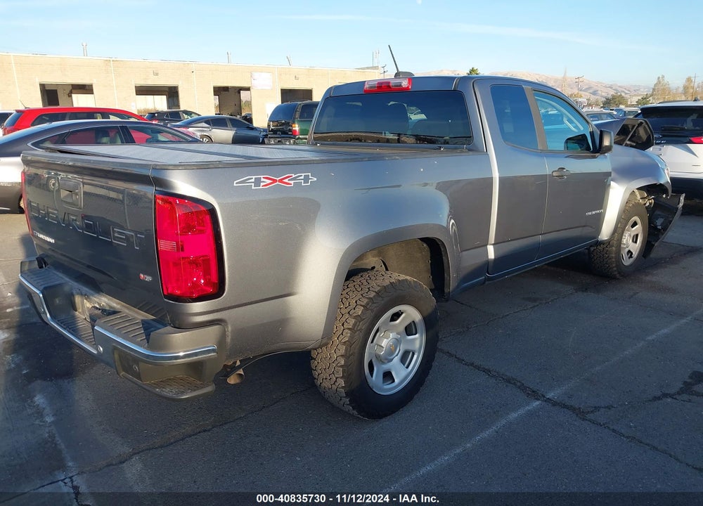 2021 CHEVROLET COLORADO 4WD LONG BOX WT VIN: 1GCHTBEN2M1101437