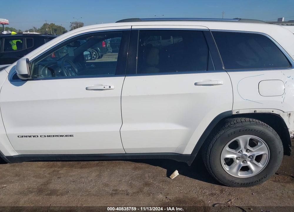 2014 JEEP GRAND CHEROKEE LAREDO VIN: 1C4RJEAG0EC276522