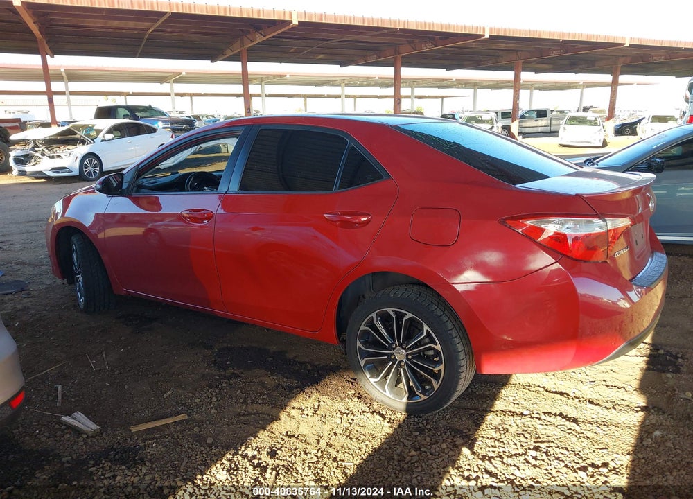 2014 TOYOTA COROLLA S PLUS VIN: 5YFBURHE0EP051710