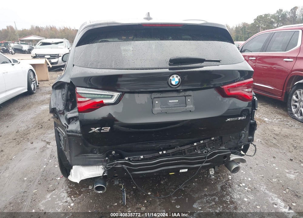 2021 BMW X3 XDRIVE30I VIN: 5UXTY5C09M9F25818