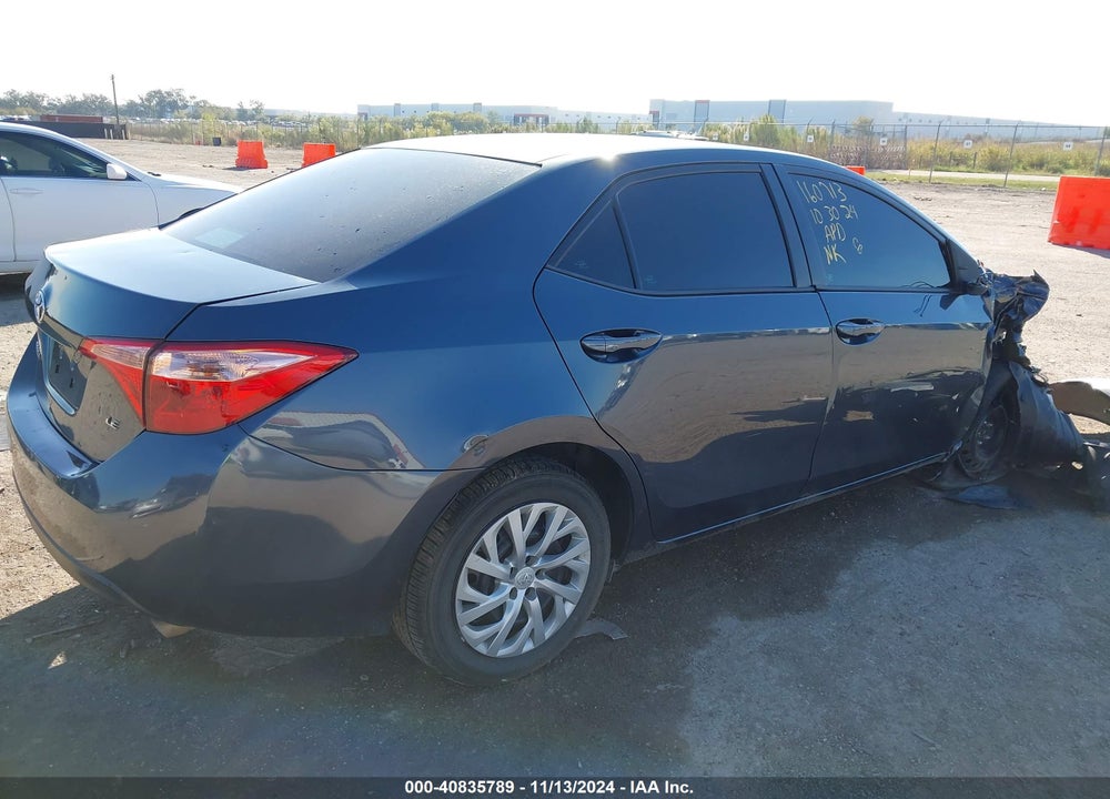2017 TOYOTA COROLLA LE VIN: 2T1BURHEXHC829662