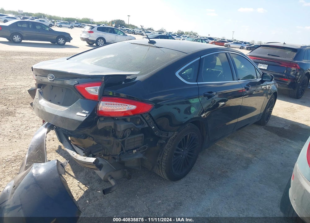 2016 FORD FUSION SE VIN: 3FA6P0H96GR396007