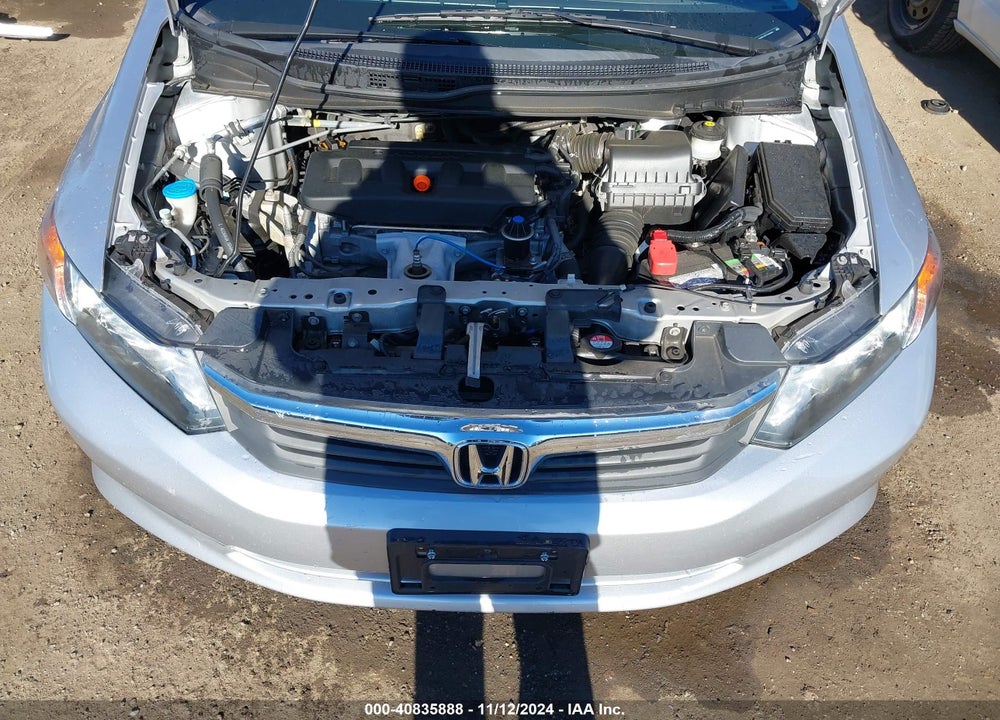 2012 HONDA CIVIC LX VIN: 19XFB2F55CE089885