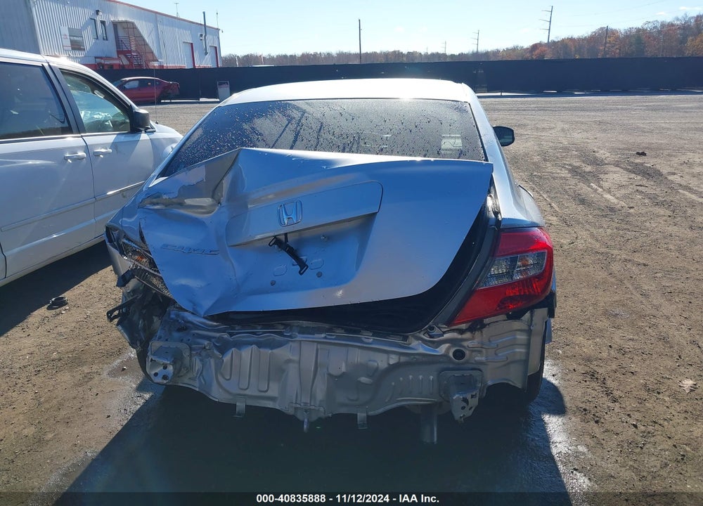 2012 HONDA CIVIC LX VIN: 19XFB2F55CE089885
