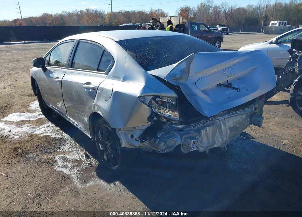 2012 HONDA CIVIC LX VIN: 19XFB2F55CE089885