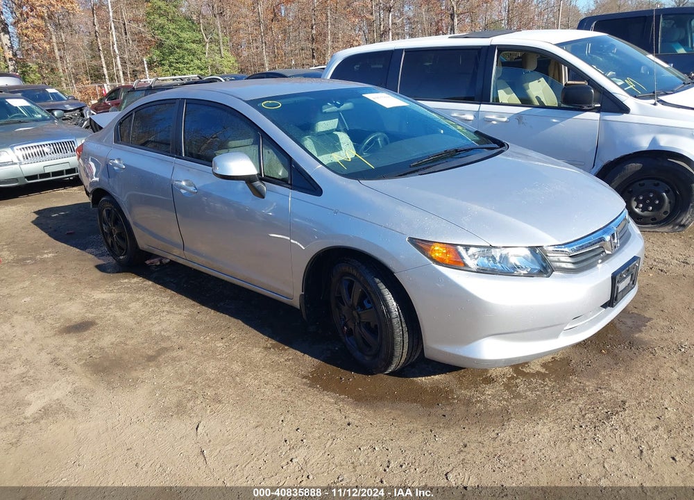 2012 HONDA CIVIC LX VIN: 19XFB2F55CE089885