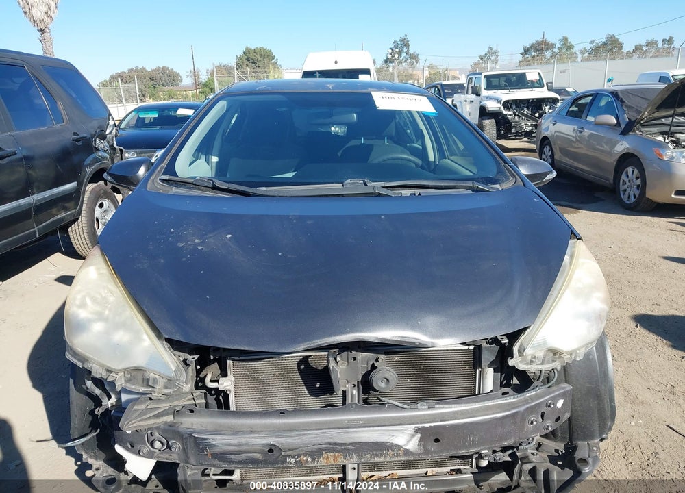 2012 TOYOTA PRIUS C THREE VIN: JTDKDTB35C1017610