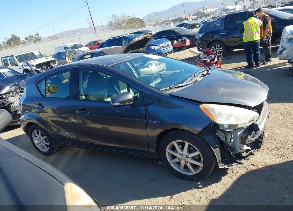 2012 TOYOTA PRIUS C THREE VIN: JTDKDTB35C1017610