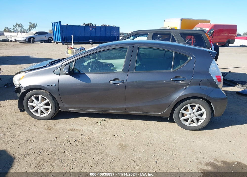 2012 TOYOTA PRIUS C THREE VIN: JTDKDTB35C1017610