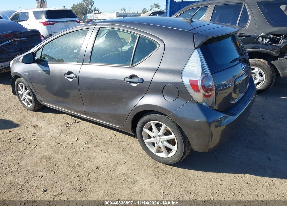 2012 TOYOTA PRIUS C THREE VIN: JTDKDTB35C1017610