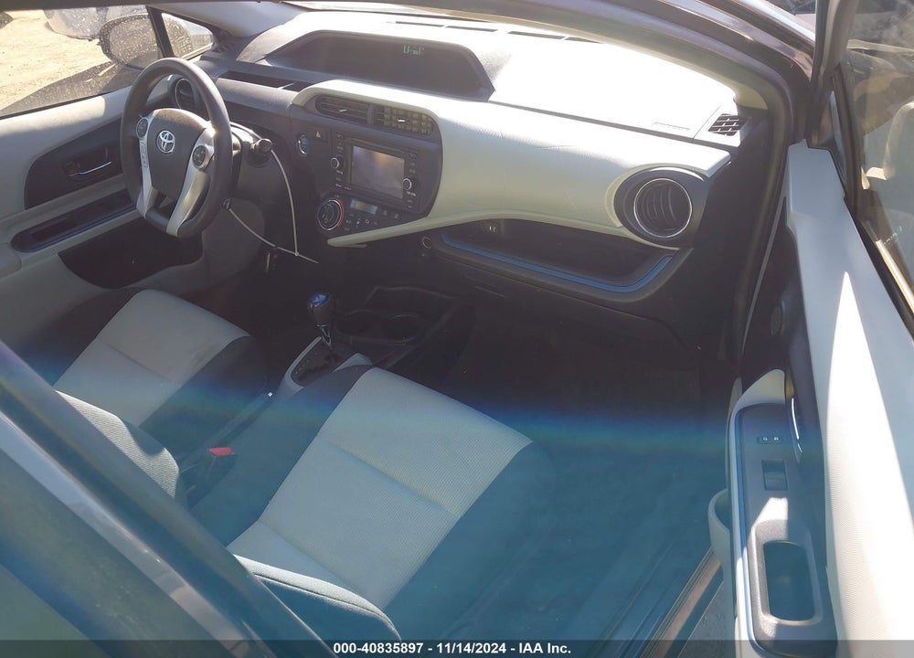 2012 TOYOTA PRIUS C THREE VIN: JTDKDTB35C1017610