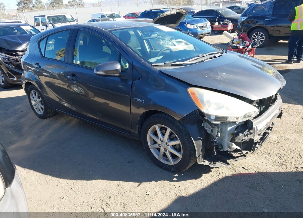 2012 TOYOTA PRIUS C THREE VIN: JTDKDTB35C1017610