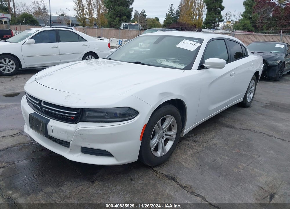 2015 DODGE CHARGER SE VIN: 2C3CDXBG6FH878710