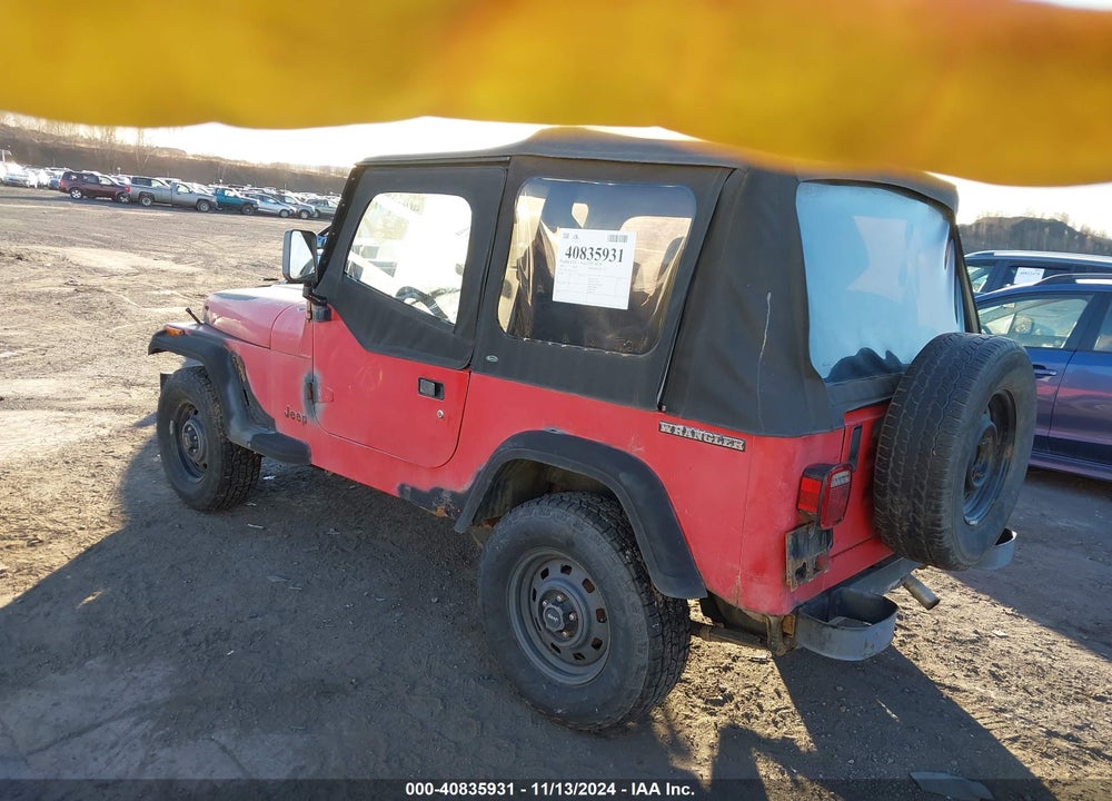 1990 JEEP WRANGLER / YJ S VIN: 2J4FY19E9LJ513029