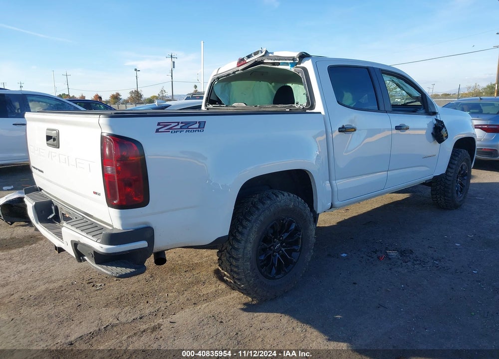 2021 CHEVROLET COLORADO 4WD SHORT BOX Z71 VIN: 1GCGTDEN6M1193112