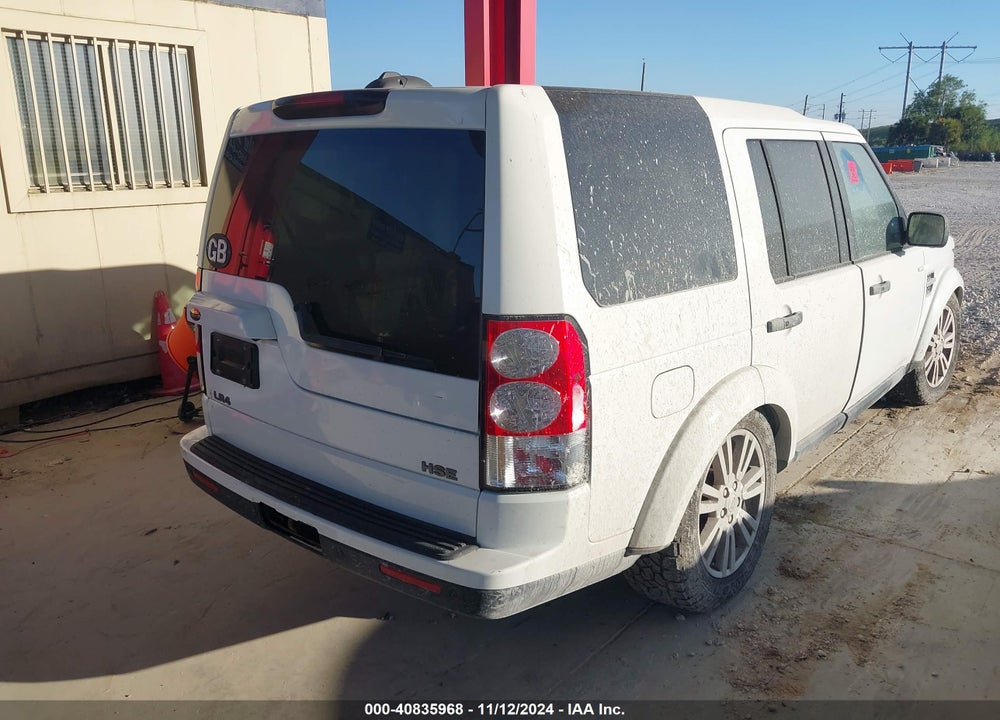 2011 LAND ROVER LR4 VIN: SALAK2D47BA548381