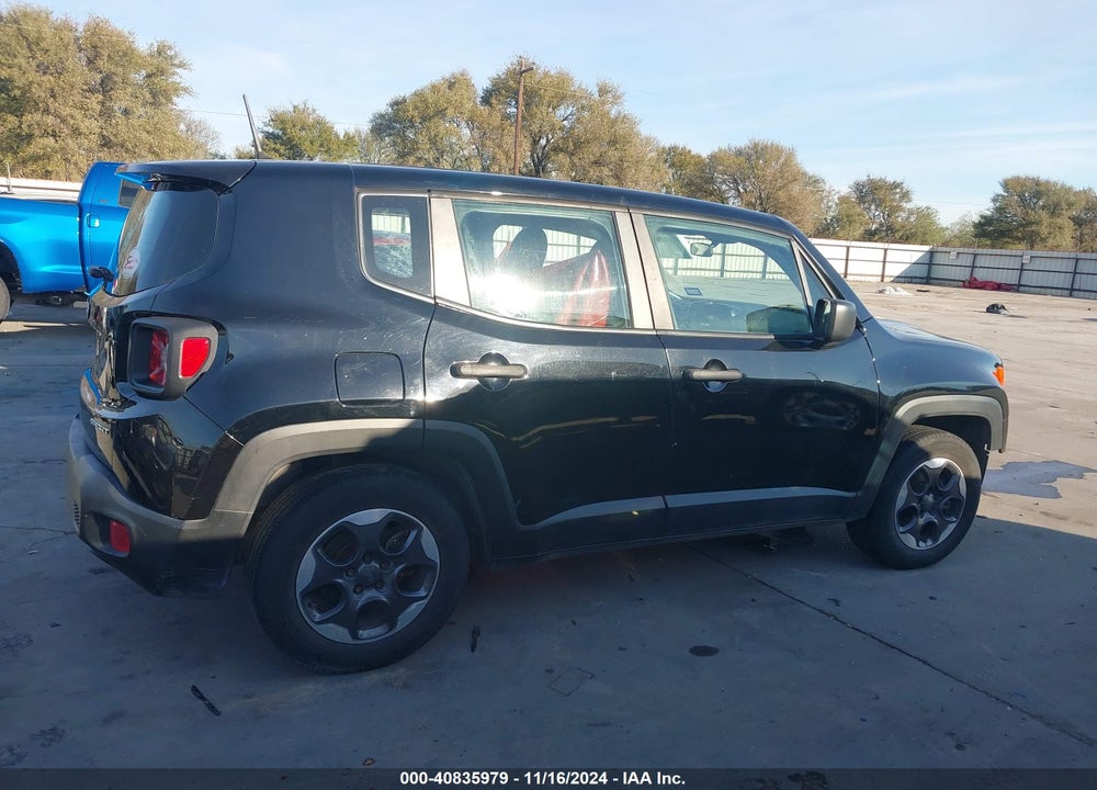 2015 JEEP RENEGADE SPORT VIN: ZACCJAAT3FPB20239